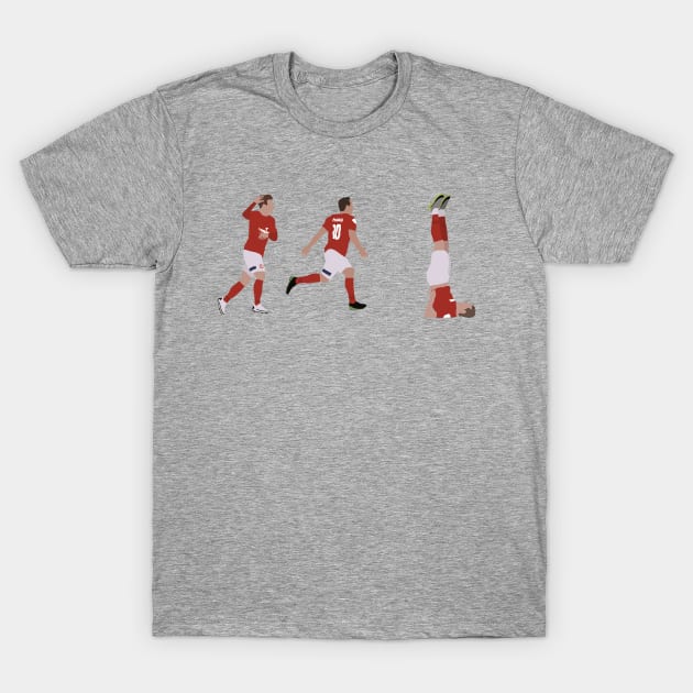 Herron Celly T-Shirt by Slippy Wickets' Prough Emporium